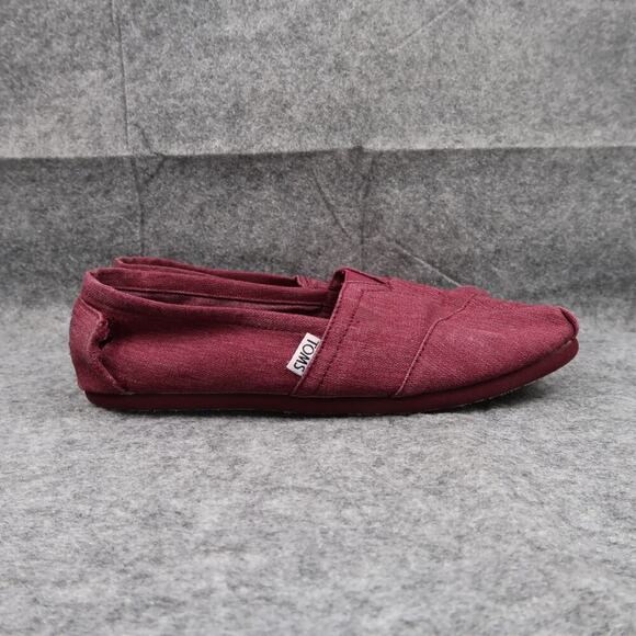 Toms Shoes Womens 9 Flat Slip On Casual Alpargatas Loafer Comfort Boho Lifestyle - Picture 1 of 14